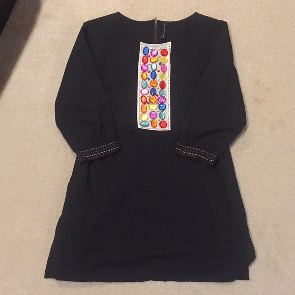 KAS Designs Tops - KAS Designs Tunic with Stone Embellishments